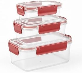 Resim Mithra Life 3 Adet Vakumlu Sızdırmaz Saklama Kabı Seti 375ml 900ml 1700ml Mıt1163 