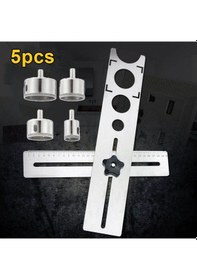 Resim Willowhaven 5 Parça Delme Ve İşaretleme Kılavuzu 40cm Seramik Mermer Karo 