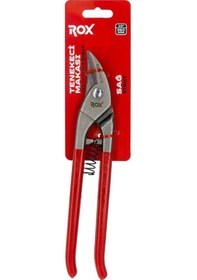 Resim Rox 0252 Sac Kesme Makası Yaylı 10" 250mm Sağ Kesim 