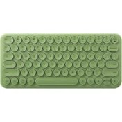 Resim Qwert Kablosuz Sessiz Mini Oyun Klavye Mouse Combo Yuvarlak Düğme Sihirli Klavye Mouse Kit iPad iPhone Telefon Için Hp Dizüstü Pc Gamer | Klavye (Retro Beyaz) (Yurt Dışından) 