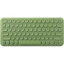 Resim Qwert Kablosuz Sessiz Mini Oyun Klavye Mouse Combo Yuvarlak Düğme Sihirli Klavye Mouse Kit iPad iPhone Telefon Için Hp Dizüstü Pc Gamer | Klavye (Retro Beyaz) (Yurt Dışından) 