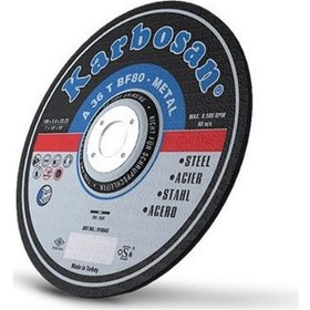 Resim Karbosan Inox 115'lik Kesici Taş 25 Adet 