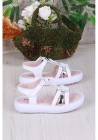 Resim Fort 35572 Rüya Anatomik Rahat Kız Çocuk Sandalet Beyaz 