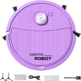 Resim Honhoha Robot Süpürge ve Paspas,USB Şarjlı Kablosuz Şarjlı Elektrikli Süpürge | Yatak Odası, Yemek Odası, Oturma Odası, Balkon, Mutfak, Koridor için Ev Aletleri 