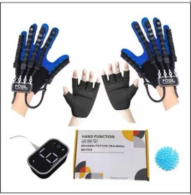 Resim El Egzersiz Eğitim Rehabilitasyon Robot Eldiveni Sol El 