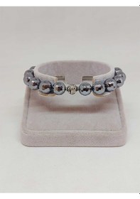 Resim Sirius Serisi Terahertz Taşı 10mm Unisex Bileklik 52902 Çok Renkli 