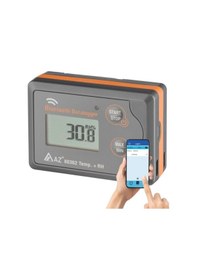 Resim Az 88362 Sıcaklık Nem Kayıt Cihazı Datalogger Akıllı Telefon Uyumlu 