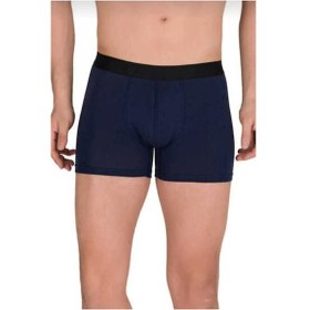 Resim Berrak 4476 Erkek Modal Likralı Boxer 3 Adet Lacivert 