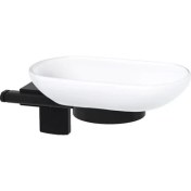 Resim Eym Tema Premium Serisi Banyo Sabunluk Mat Siyah 