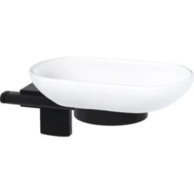 Resim Eym Tema Premium Serisi Banyo Sabunluk Mat Siyah 