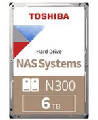 Resim Toshiba N300 HDWG460UZSVA Sata 3.0 7200 RPM 3.5 inç 6 TB Nas Harddisk 