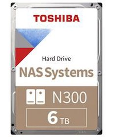 Resim Toshiba N300 HDWG460UZSVA Sata 3.0 7200 RPM 3.5 inç 6 TB Nas Harddisk 