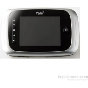 Resim Yale Yale LCD Ekranlı Dijital Kapı Dürbünü 5000 Serisi Premium Kayıt Özellikli Gümüş 30 M 