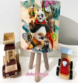 Resim dekomingo KUNG FU PANDA BEBEK VE ÇODUK ODASI ABAJUR 