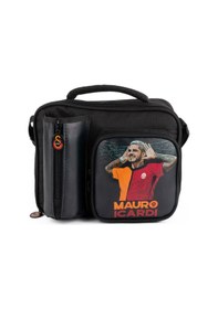 Resim Galatasaray 2 Bölmeli Mauro Icardi Suni Deri Matara Cepli Beslenme Çantası 25592 Siyah 