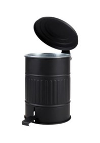 Resim Concept Pedallı Çöp Kovası Mat Siyah 8 Lt Siyah 