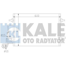 Resim KALE 342920 Klima Radyatoru Kondenser (Vw: Passat 1.9 Tdi Superb 1.8T 1.9-2.0-2.5Tdi 02-08 ) 3B0260401 (WE664951) 