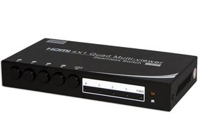 Resim Beek Bs-Vsw-Hd41 4 Port Hdmi Switch 4 Giriş - 1 Çıkış 5 Farklı Görüntü Seçeneği Sunar Uzaktan Kumandalı 