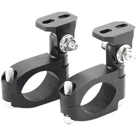 Resim 2 Adet Motosiklet Spot Işık Braketi 22mm'den 30mm'ye Sis Lambası Braketi 
