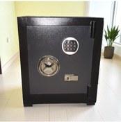 Resim Sur Çelik Para Kasaları Şifreli Gizli Bölmeli Para Kasası 55 Cm 