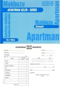 Resim Apartman Makbuzu Otokopili 2-50 Gürmat Apartman Gelir Gider Makbu N11.590 