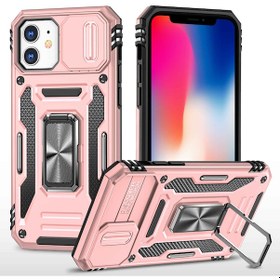 Resim iPhone 11 İçin Armor Serisi 6.1 inç Çizilmez Telefon Kılıfı Rose Altın 