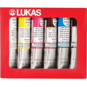 Resim Lukas Studio Yağlı Boya Seti Assortment Box 6X20Ml 6482 