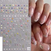 Resim 2 adet İlkbahar Küçük Çiçek Oyma Tırnak Sanatı Stickerları, Yaz Küçük Çiçek Tırnak Sanatı Kararları, 5D Tutkal Tırnak Sanatı Kendinden Yapışkan Dekoratif Aksesuarlar, Akrilik Tırnaklar, Hanımlar ve Kızlar Tırnak Sanatı Malzemeleri, Tatil Hediyeleri 