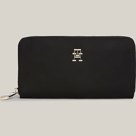 Resim Tommy Hilfiger Kadın Poppy Büyük Cüzdan Siyah 
