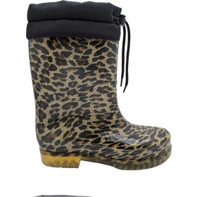 Resim Aquabella Su Geçirmez Kadın Yağmur Çizmesi - Aquabella - Leopar - 37 Leopar 