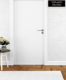 Resim Kapbirhediye Siyah Ahşap Toplantı Salonu Yönlendirme Yazısı 23x8 cm 