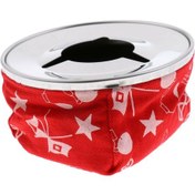 Resim Tekne Kül Tablası. Paslanmaz. Kumaş Kum Kül Tablası. Kırmızı 