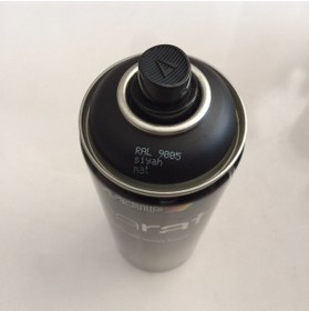 Resim Motip 400 Ml Sprey Boya-mat Siyah-tampon Boyası Ral9005 Germany 