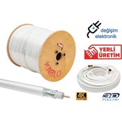 Resim wiisat 20 Metre Uydu Çanak Anten Kablosu Hazır Uçlu 