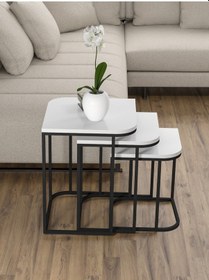 Resim Kitaplık Çiçeklik 6 Raflı Ceviz Çok Amaçlı Stand Altı Bölmeli 160 30 43 Beyaz 