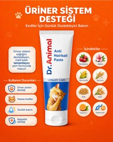 Resim Dr. Animal Malt | İdrar Yolu Destekleyici Macun | Kedi Malt Macunu | Urinary Paste | Kedi Vitamini | 75 GR 