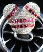 Resim TASARIM ARABAM ATİKE ELİF AKIN Panda Koku Gümüş Taş & Çift Kırmızı Baget Taş 