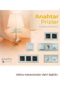 Resim Asfir Schneider Asfora Serisi Pleksiglas Mat Beyaz Altılı Çerçeve Apg606-21 Modeli 