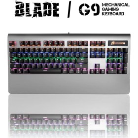 Resim GameBooster G9 Blade RGB Aydınlatmalı Bileklikli Mekanik Klavye (GB-G9) 