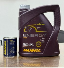 Resim Mannol 5W-30 Energy 7511 Motor Yağı Ve Motor Doctor Etkili Duman Kesici Katkısı 