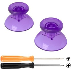 Resim Temizle Atomik Mor-extremerate Çift Renkli Joystick Thumbsticks Analog Nintendo Switch Pro Denetleyici İçin Phillips 