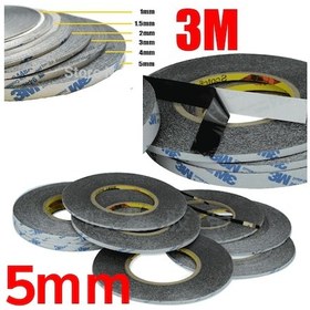 Resim 5 MM/50mt Çift Taraflı Bant Ekran Cam Kasa Kapak Tamir Bantı-siyah 