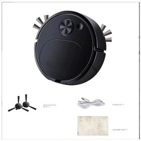 Resim Usb Şarjlı Otomatik Robot Süpürge - Siyah Um55261-3 Yurt Dışından Siyah 