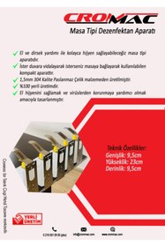 Resim CROMMAC Masa Tipi Dezenfektan Aparatı 