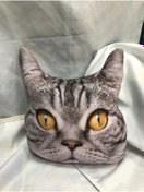 Resim DÜKKAN DESİGN Kedi Baskılı Puf Yastık 