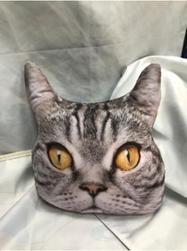 Resim DÜKKAN DESİGN Kedi Baskılı Puf Yastık 