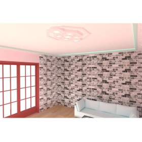 Resim Motifpiyer Tavan LED Spotlu Göbeği 52-Sekizgen-Dış Çıtalı 