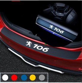 Resim Peugeot 106 İçin Özel Yeni Uyumlu Aksesuar Bagaj Ve Kapı Eşiği Seti Karbon Çok Renkli 