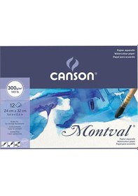 Resim Canson Montval Sulu Boya Defteri 24X32 Cm Çok Renkli 