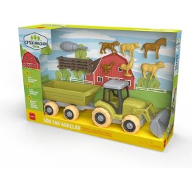Resim Mgs Oyuncak Mgs Hayvanlı Sök Tak Traktör 